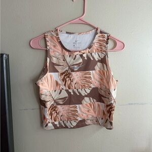 Women's Tropical Print Nike Tank Top